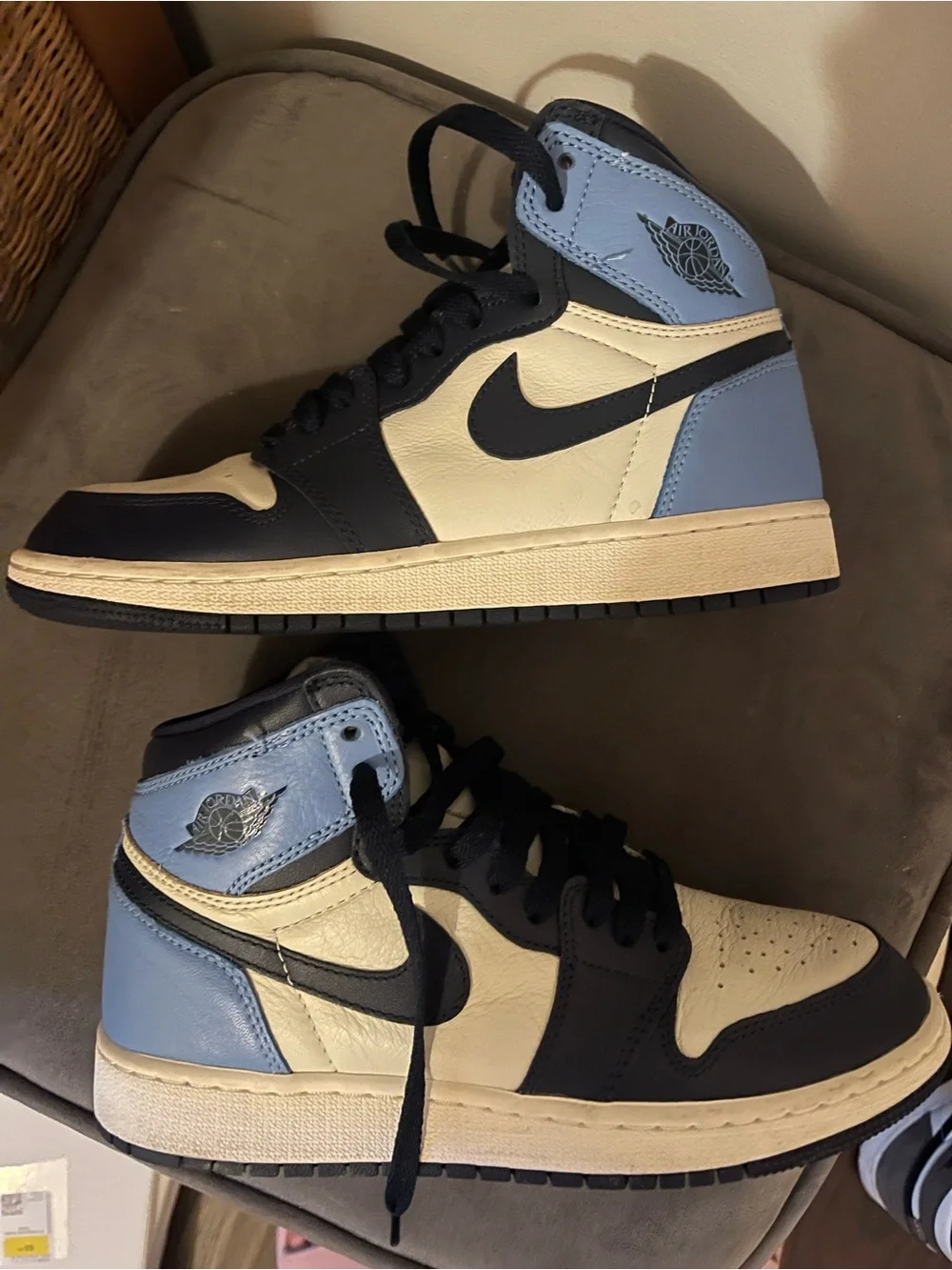Air Jordan 1 Retro High OG GS Obsidian